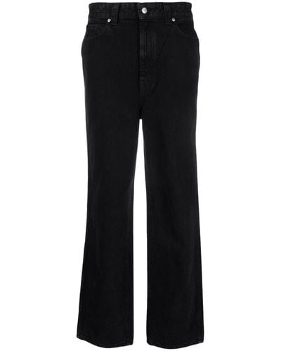 Khaite Straight-leg Cotton Jeans - Black