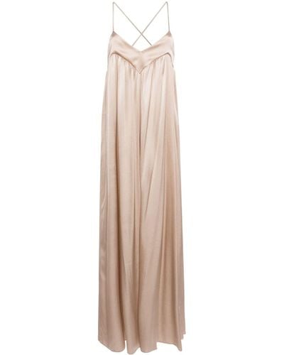 Wild Cashmere Priscilla Long Slip Dress - Natural