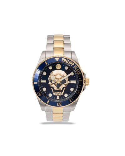 Philipp Plein $kull Diver Horloge - Blauw