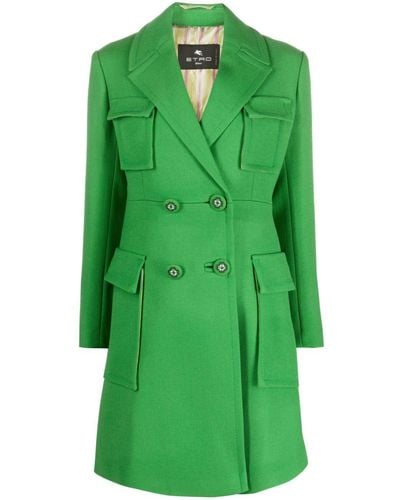 Etro Coats - Green