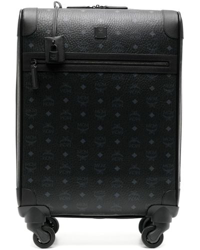 MCM Petite valise Ottomar à roulettes - Noir