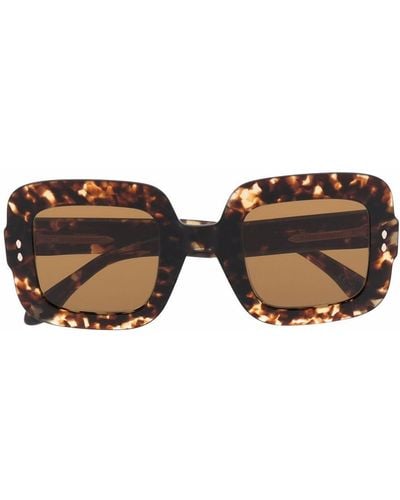 Isabel Marant Tortoiseshell Square-frame Sunglasses - Brown