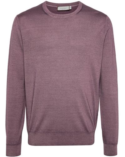 Canali Pull à manches longues - Violet