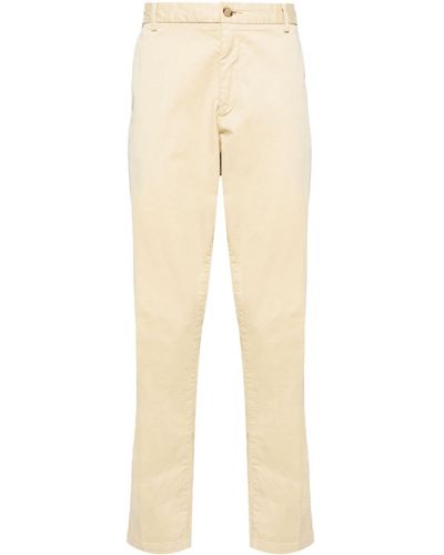 BOSS Pantalon chino en coton à coupe droite - Neutre