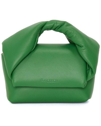 JW Anderson Bolso Twister mini - Verde