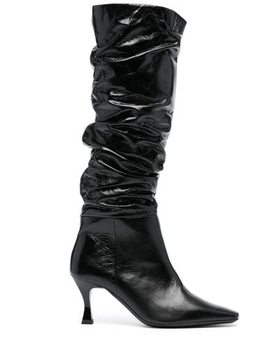 Rejina Pyo Slouchy 70mm Knee-high Boots - Black