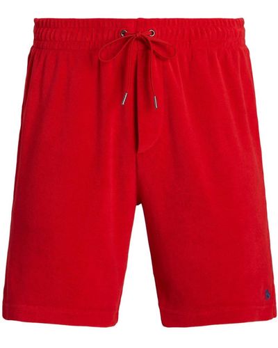 Polo Ralph Lauren Frottee-Joggingshorts mit Polo Pony