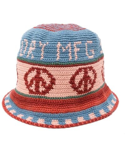 STORY mfg. Brew Crochet-knit Bucket Hat - Gray