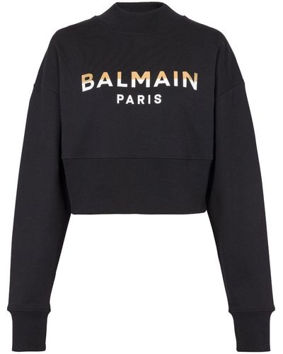 Balmain Sweater Met Logoprint - Zwart