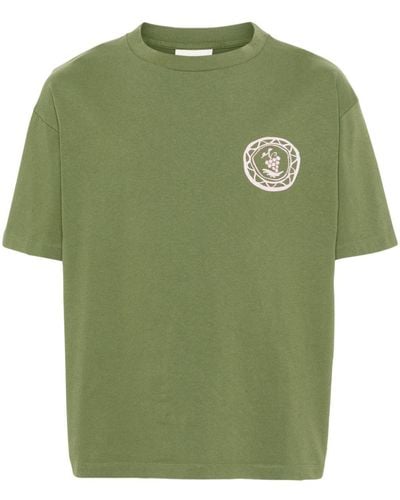 Drole de Monsieur Art De La Table Cotton T-shirt - Green