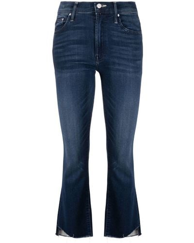 Mother The Insider Cropped Jeans - Blue
