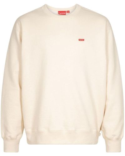 Supreme Sweatshirt mit rundem Ausschnitt - Natur