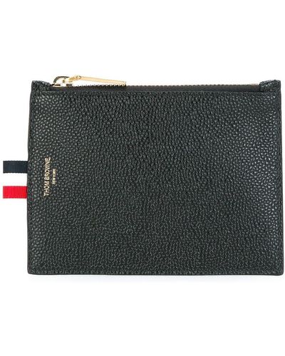 Thom Browne Monedero pequeño - Negro