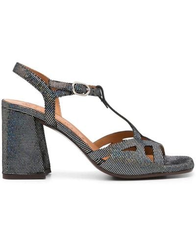 Chie Mihara 70 Mm Plau Holografische Sandalen - Metallic