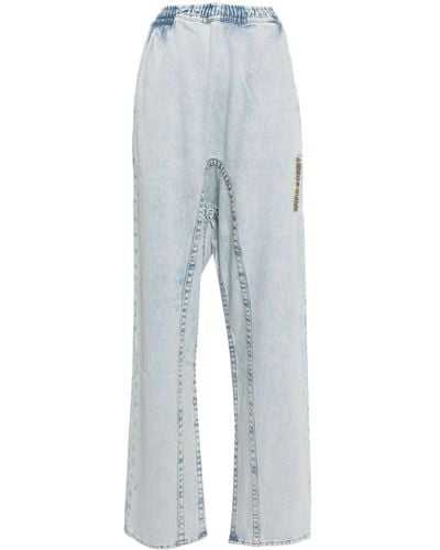 Y. Project Wide-leg organic cotton jeans - Azul