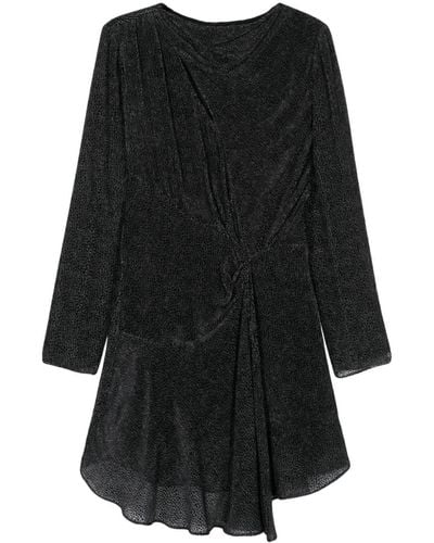 Isabel Marant Selma ドレープ ドレス - ブラック