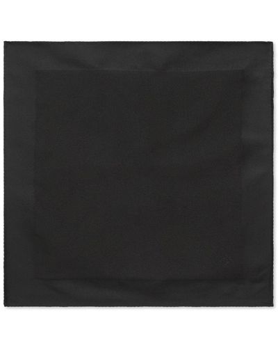 Dolce & Gabbana Foulard con ricamo logo - Nero