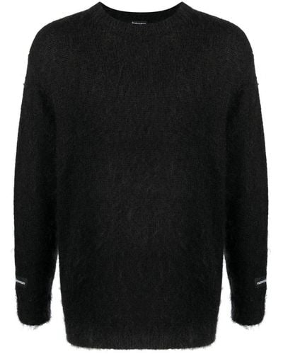 Undercoverism Brushed Mohair-wool Sweater - Black