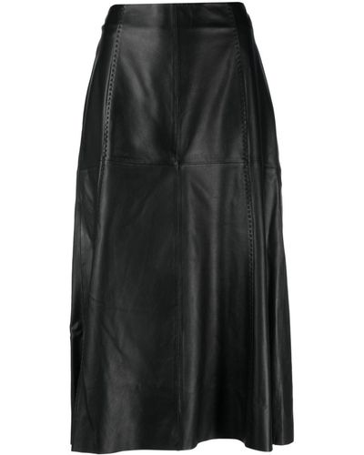 Arma Marbella Aラインスカート - ブラック