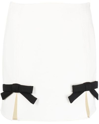 Viktor & Rolf Bow-detail Mini Skirt - Black