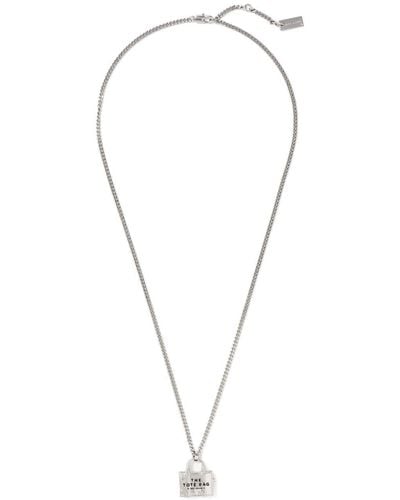 Marc Jacobs Collier à pendentif The Tote Bag - Métallisé