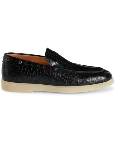 Giuseppe Zanotti The Maui Leather Loafers - Black