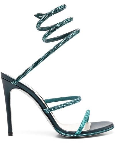 Rene Caovilla Zapatos de tacón con diseño envolvente - Azul