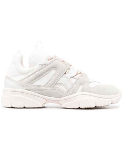 Isabel Marant Sneakers mit Kontrasteinsätzen - Weiß