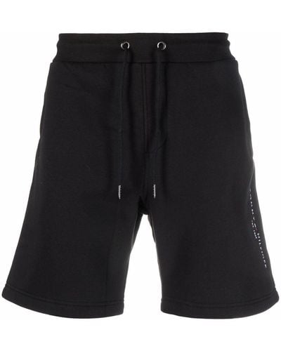 Tommy Hilfiger Short de sport à taille à lien de resserrage - Noir