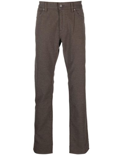 BOSS Slim-cut Cotton Pants - Gray
