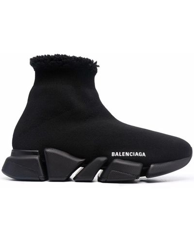 Balenciaga Speed 2.0 Slip-on Sneakers - Black