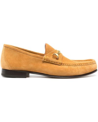 Hyusto Suede Slip-on Loafers - Brown