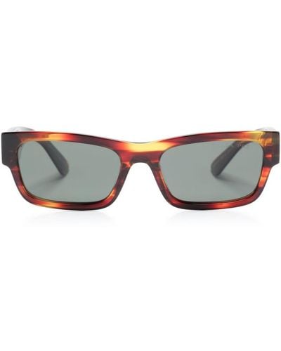 Prada Rectangle-frame Sunglasses - Grey