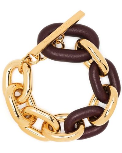 Rabanne Two-tone Design Cable-link Chain Bracelet - Metallic