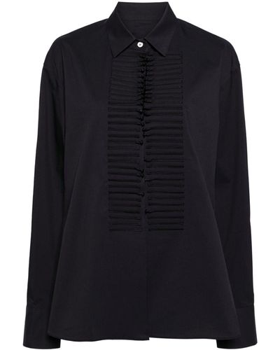 JNBY Oversized Cotton-blend Shirt - Black