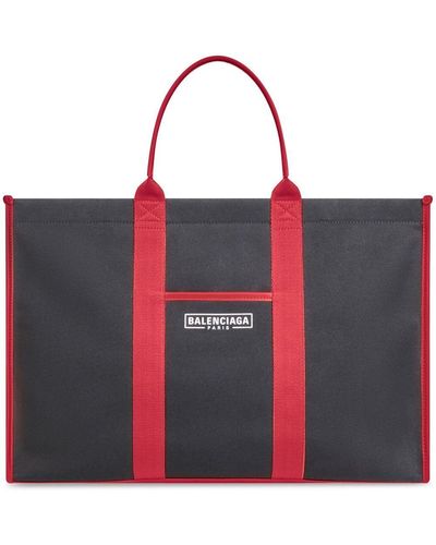 Balenciaga Bolso shopper Hardware grande - Rojo
