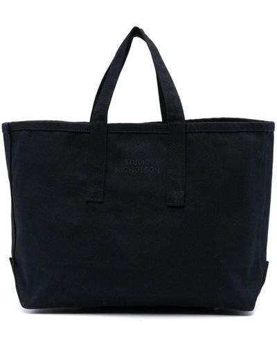 Studio Nicholson Logo-embroidered Tote Bag - Black