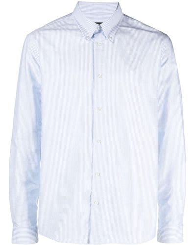 A.P.C. Striped Cotton Shirt - White