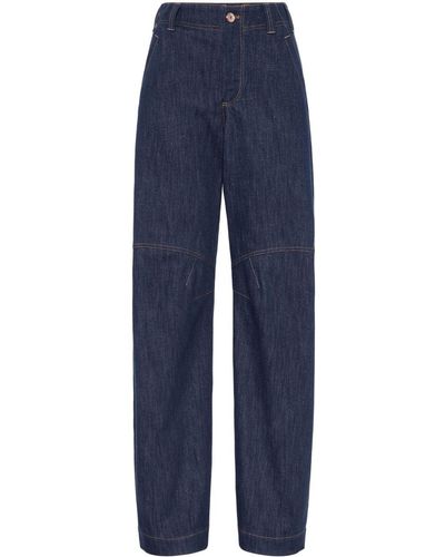 Brunello Cucinelli Straight-leg Jeans - Blue