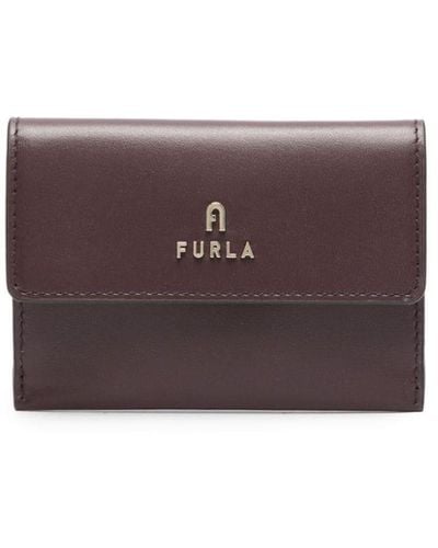 Furla Logo-lettering Leather Wallet - Purple