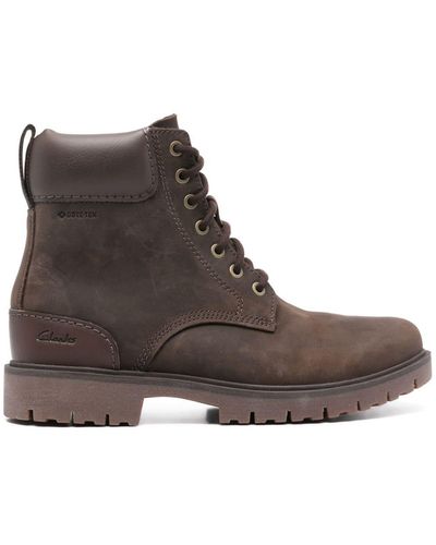 Clarks Rossdale Ankle Boots - Brown