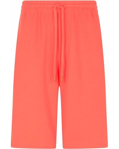 Dolce & Gabbana Below-knee Track Shorts - Orange