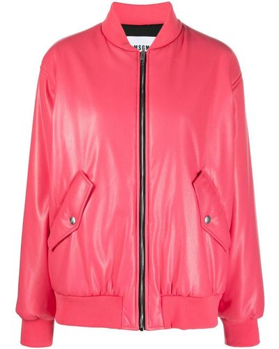Pink Bomber Jackets for Women Up to 74 off Lyst Canada
