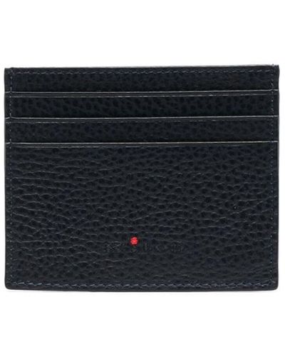 Black wallet for man, in calfskin – Kiton Europe