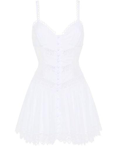 Charo Ruiz Terely Mini Dress - White