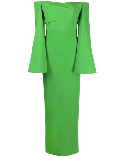 Solace London Eliana Maxi Dress - Green
