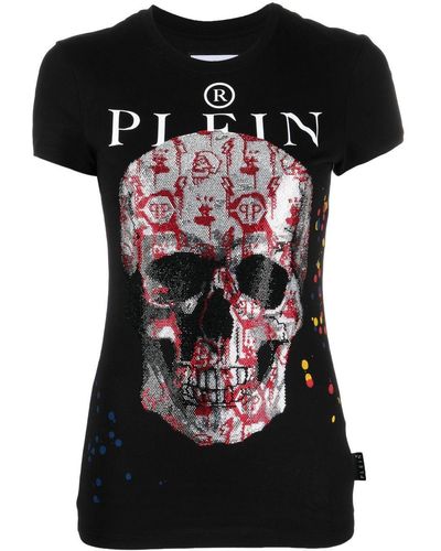 Camisetas philipp plein mujer sale