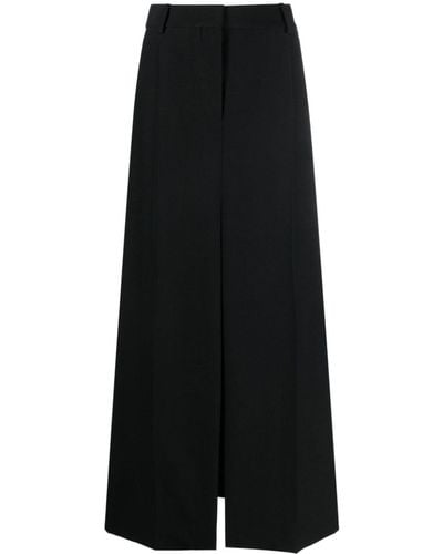 Stella McCartney A-line Wool Maxi Skirt - Black