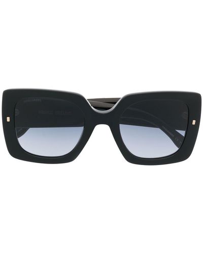 DSquared² Gafas de sol con letras del logo - Negro