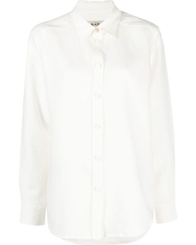 Blazé Milano Classic Linen Shirt - White